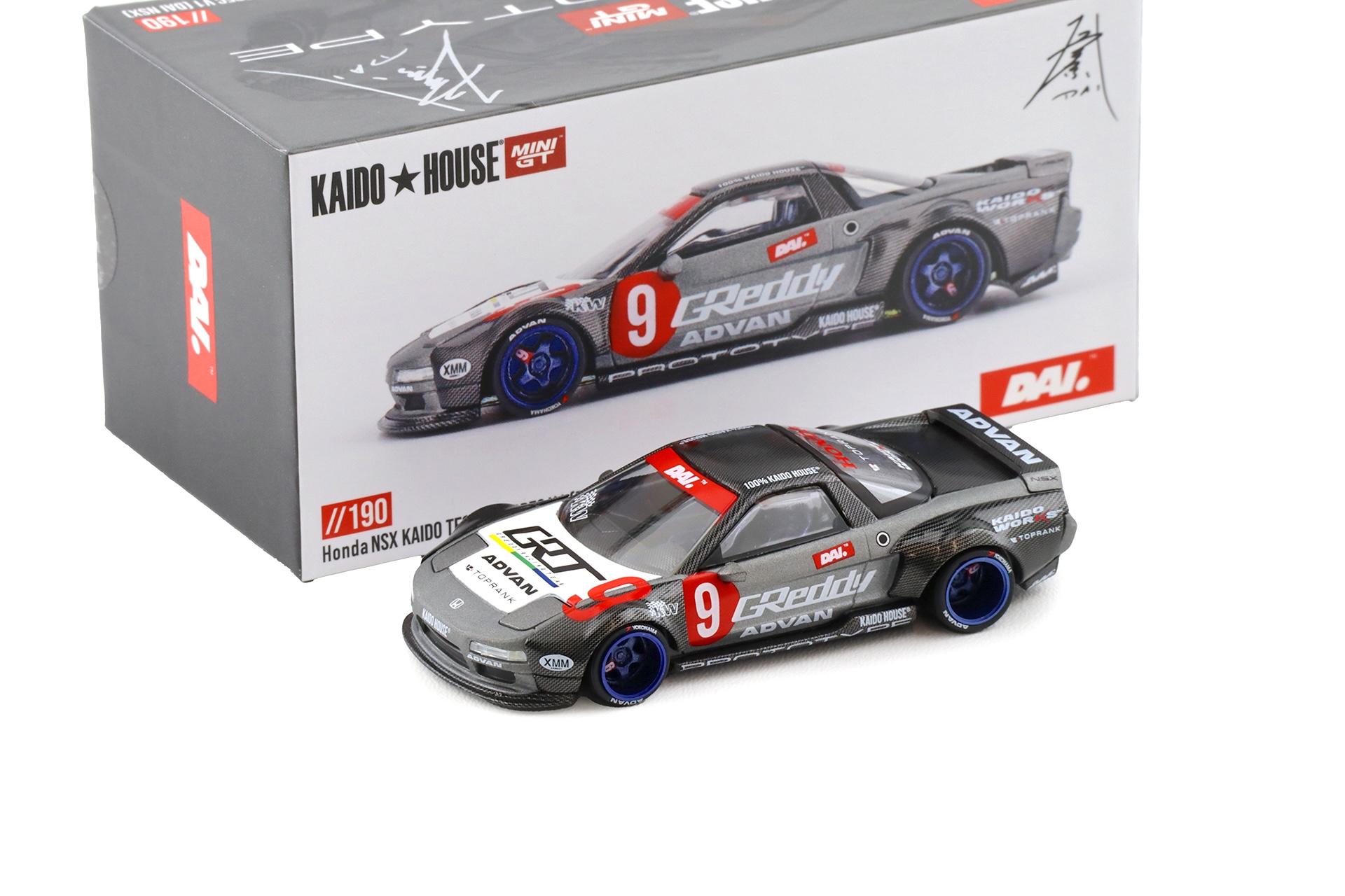 1:64 TSM Mini GT Kaido House Honda NSX Kaido Test Car Spec V1 silver