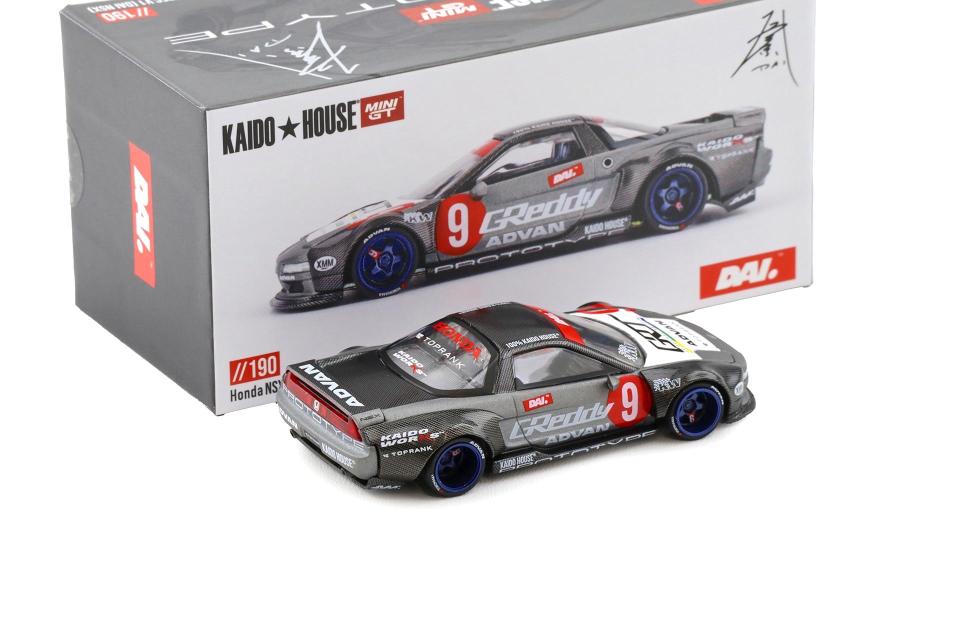 1:64 TSM Mini GT Kaido House Honda NSX Kaido Test Car Spec V1 silver