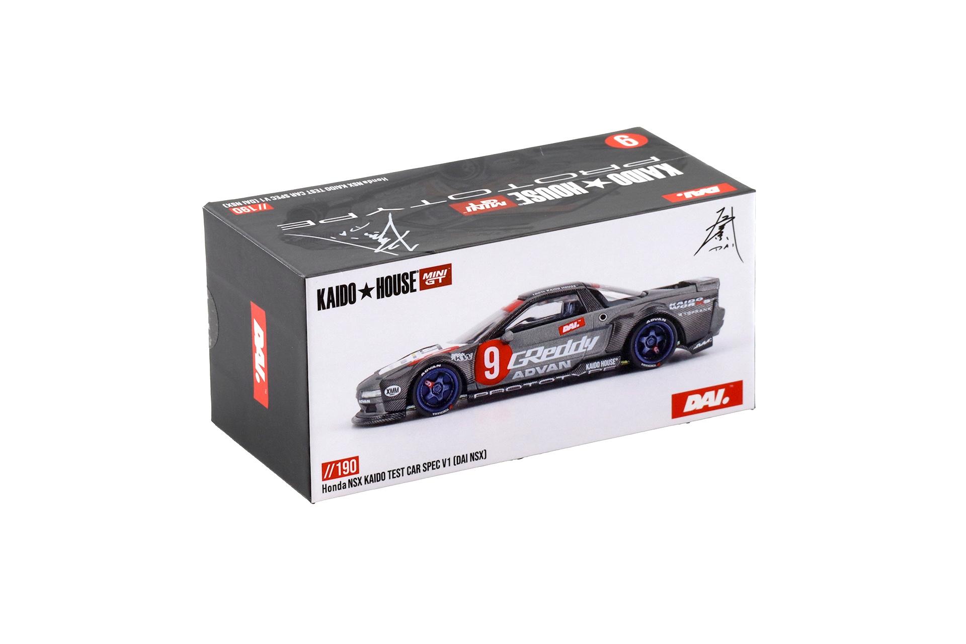 1:64 TSM Mini GT Kaido House Honda NSX Kaido Test Car Spec V1 silver