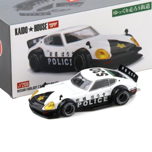 1:64 TSM Mini GT Kaido House Nissan Fairlady Z Kaido GT Police white/ black