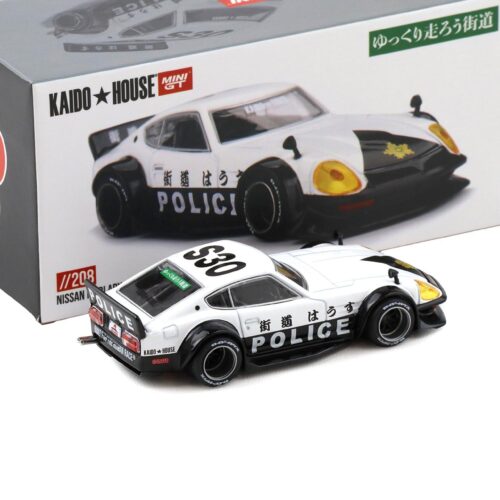 1:64 TSM Mini GT Kaido House Nissan Fairlady Z Kaido GT Police white/ black