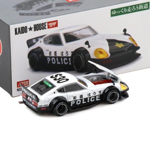 1:64 TSM Mini GT Kaido House Nissan Fairlady Z Kaido GT Police white/ black
