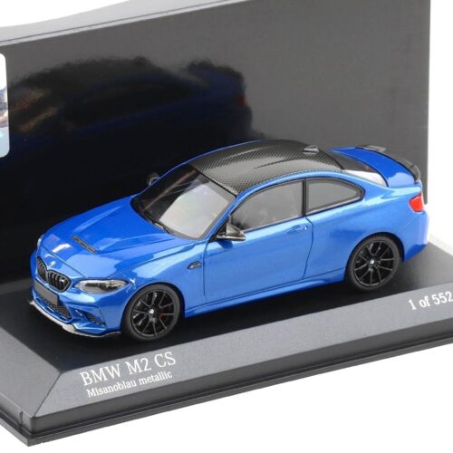1:43 Minichamps BMW M2 CS Coupe Misano blue/ black wheels 2020