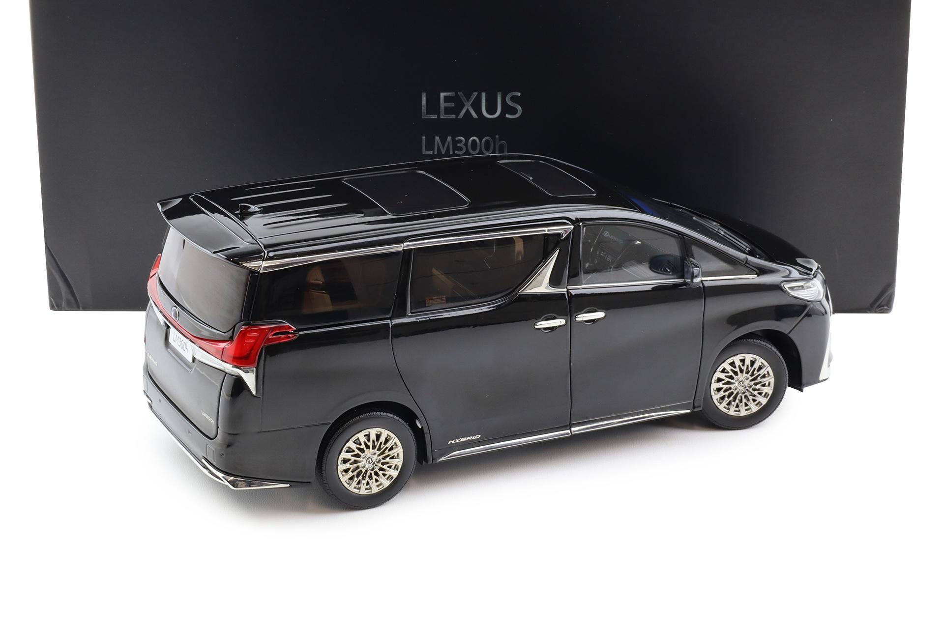 1:18 Kyosho Lexus LM300h Van 2020 black Diecast 08963BK