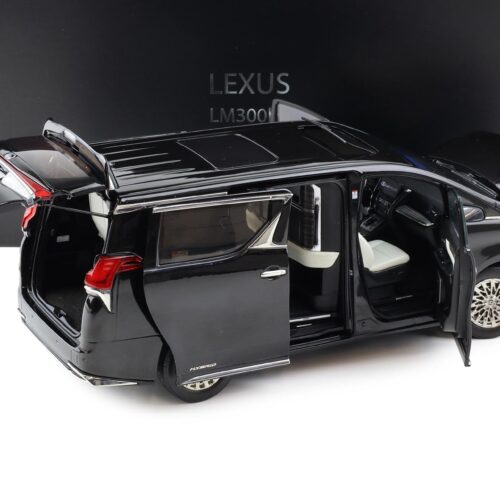 1:18 Kyosho Lexus LM300h Van 2020 black Diecast 08963BK
