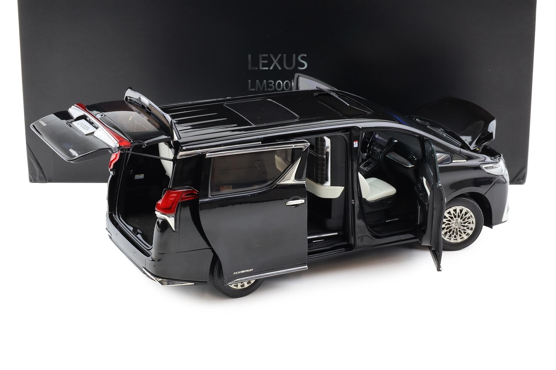 1:18 Kyosho Lexus LM300h Van 2020 black Diecast 08963BK