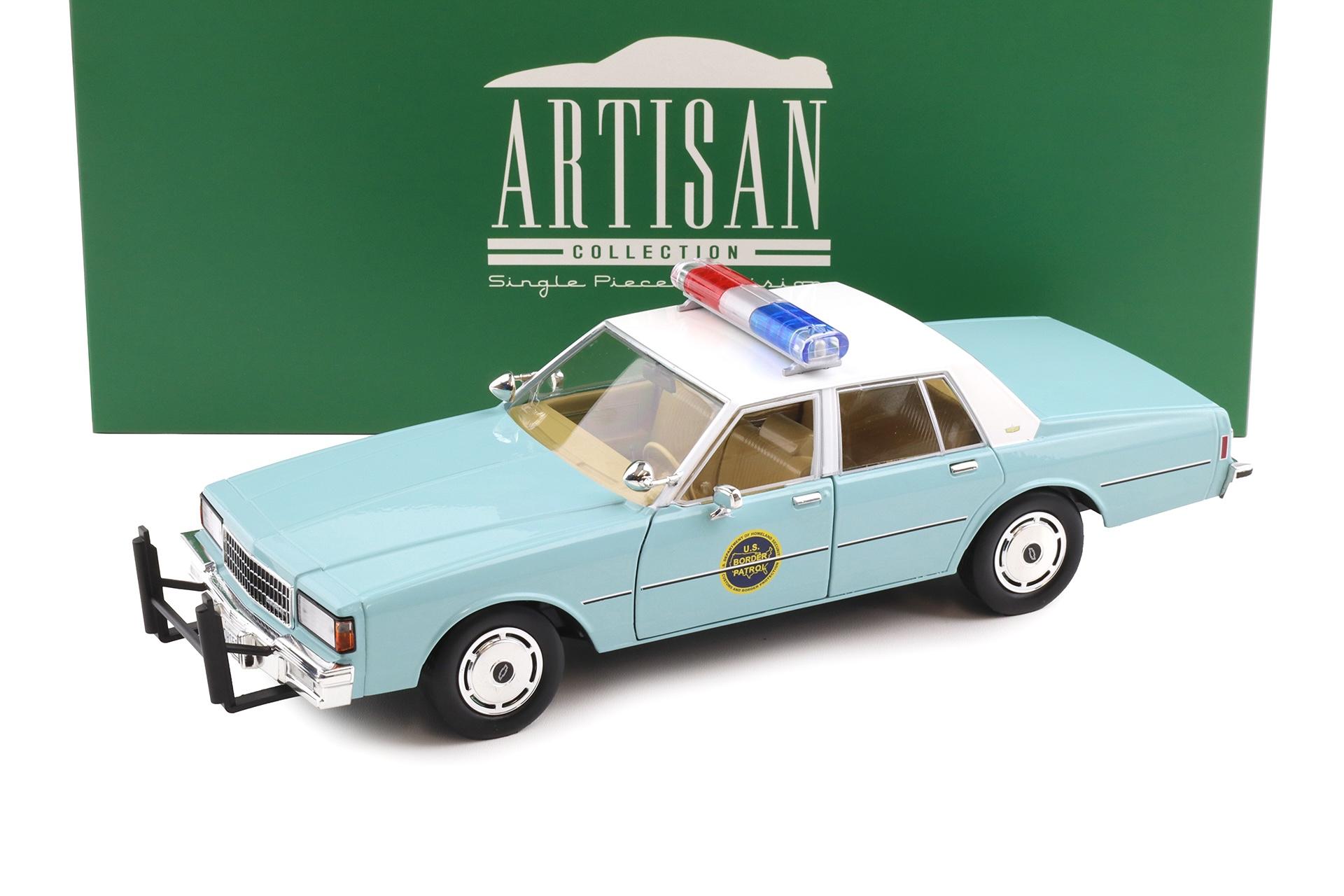 1:18 Greenlight 1987 Chevrolet Caprice 9CI US Border Patrol light green