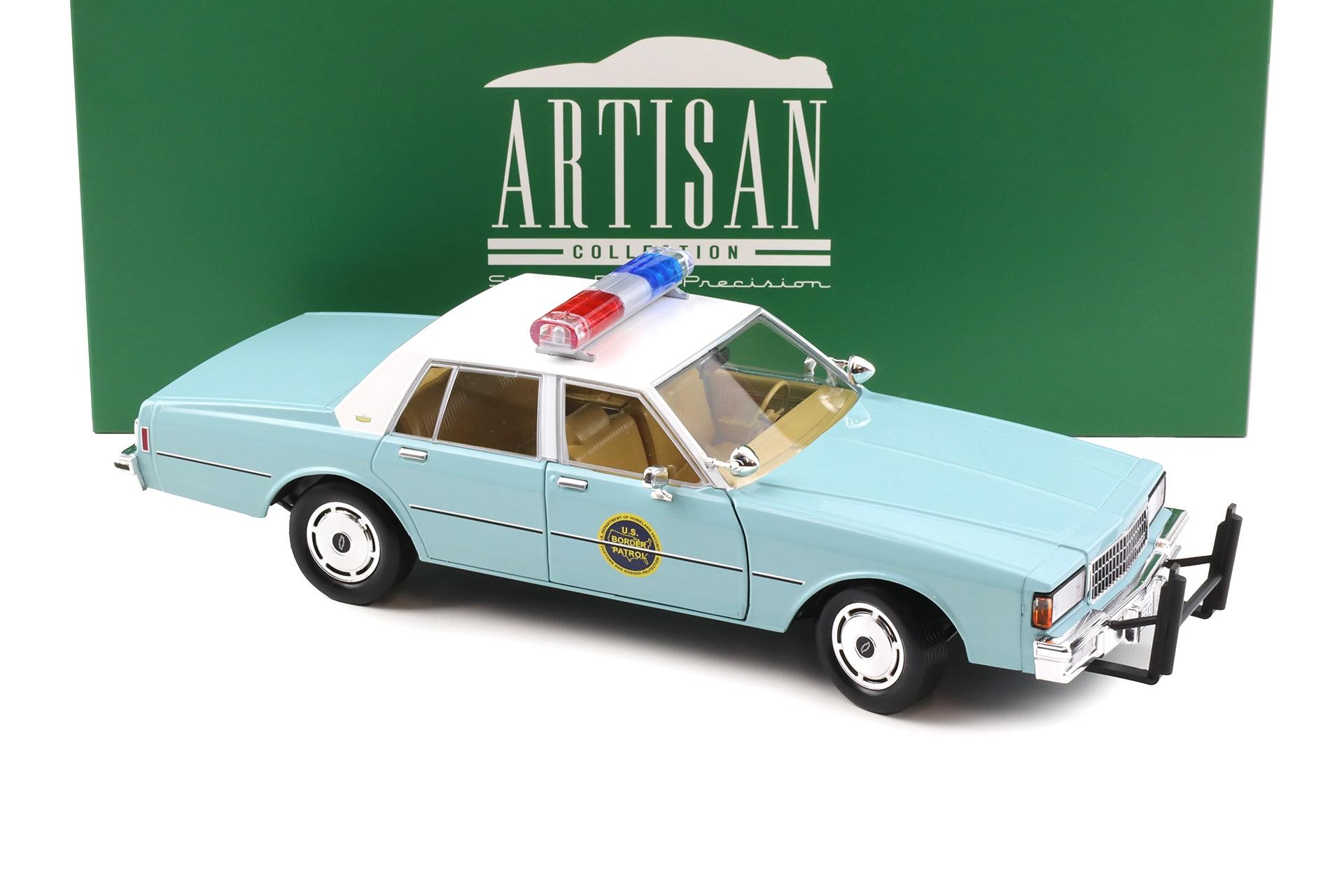 1:18 Greenlight 1987 Chevrolet Caprice 9CI US Border Patrol light green