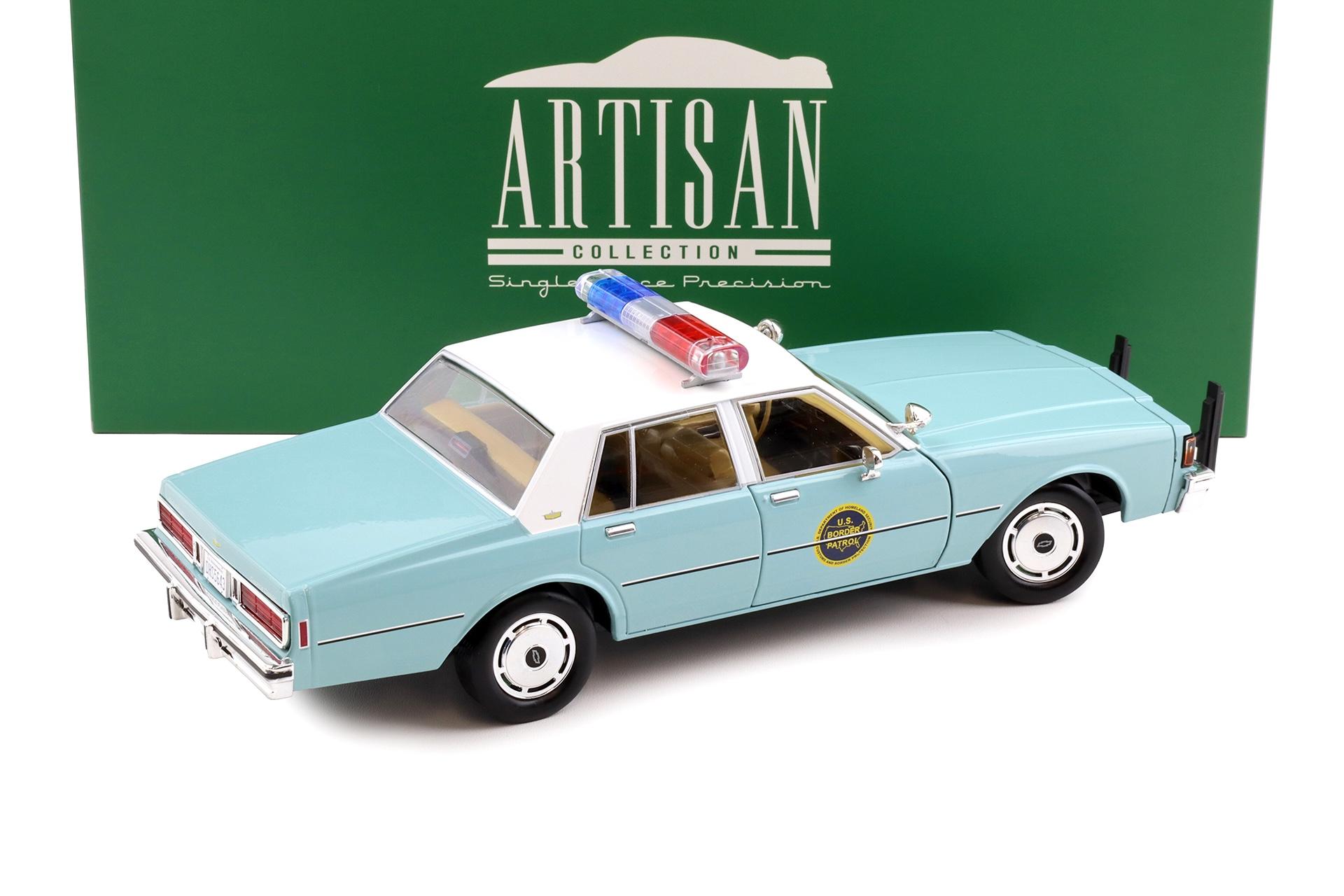 1:18 Greenlight 1987 Chevrolet Caprice 9CI US Border Patrol light green