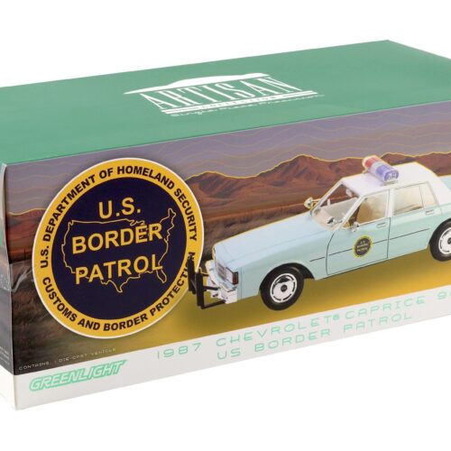 1:18 Greenlight 1987 Chevrolet Caprice 9CI US Border Patrol light green
