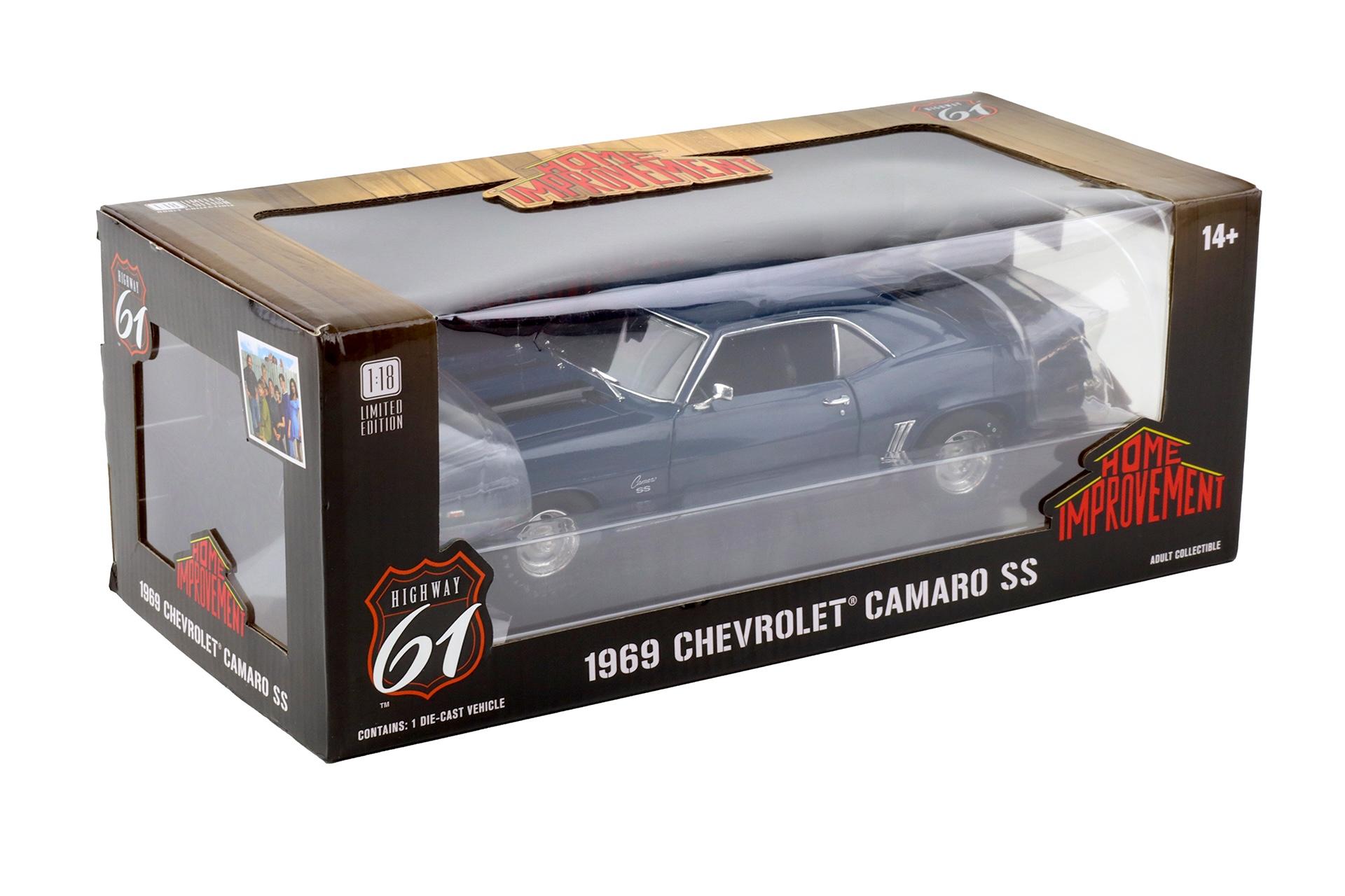 1:18 Highway61 Chevrolet Camaro SS Coupe 1969 blue HOME IMPROVEMENT
