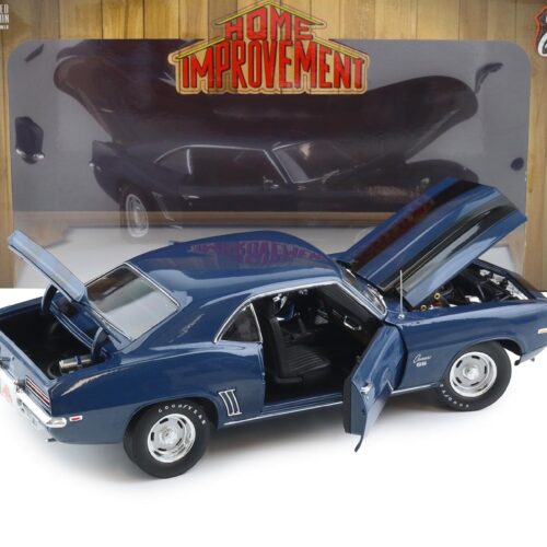 1:18 Highway61 Chevrolet Camaro SS Coupe 1969 blue HOME IMPROVEMENT