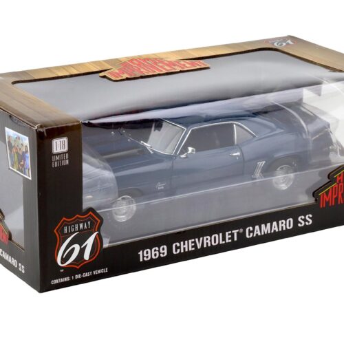 1:18 Highway61 Chevrolet Camaro SS Coupe 1969 blue HOME IMPROVEMENT