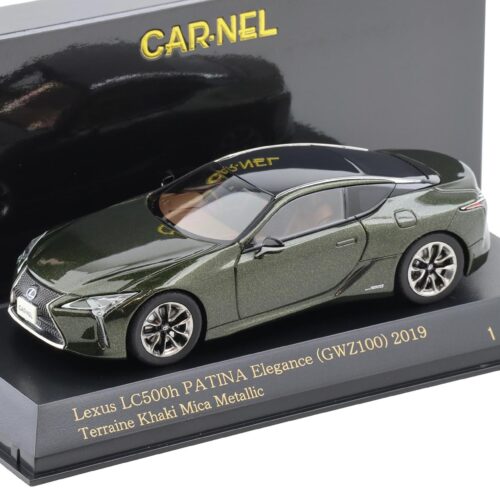 1:43 CAR-NEL by Kyosho Lexus LC500h Patina Elegance (GWZ100) 2019 Terraine Khaki