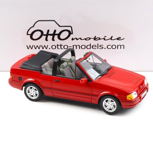 1:18 OTTO mobile OT1254 Ford Escort MK4 XR3i Cabriolet Flamenco red 1986