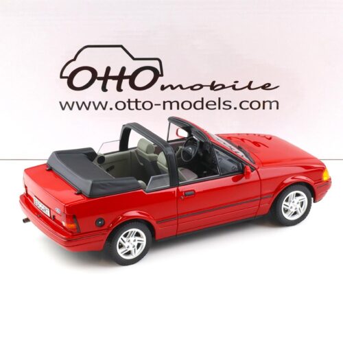 1:18 OTTO mobile OT1254 Ford Escort MK4 XR3i Cabriolet Flamenco red 1986