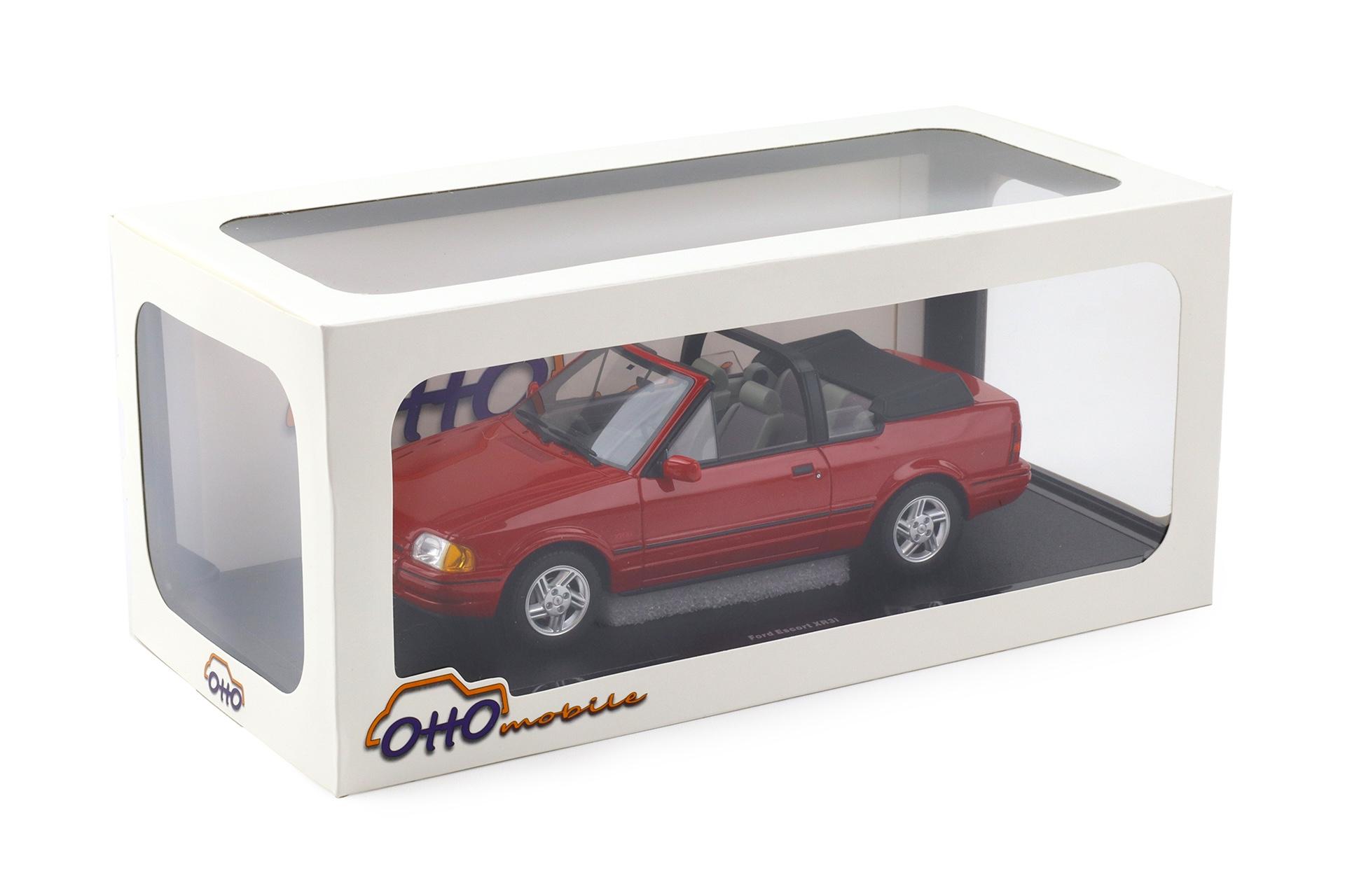 1:18 OTTO mobile OT1254 Ford Escort MK4 XR3i Cabriolet Flamenco red 1986