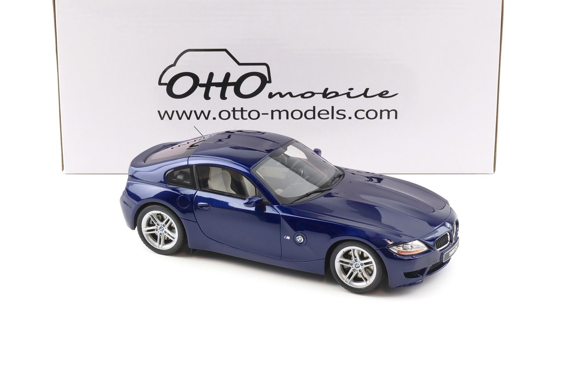 1:18 OTTO mobile OT499 BMW Z4 M Coupe Interlagos blue metallic 2006