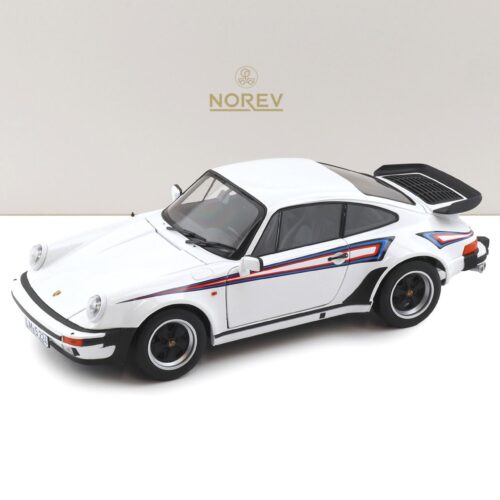 1:18 Norev Porsche 911 930 Turbo 3.3 Coupe 1980 white Martini Livery 187668