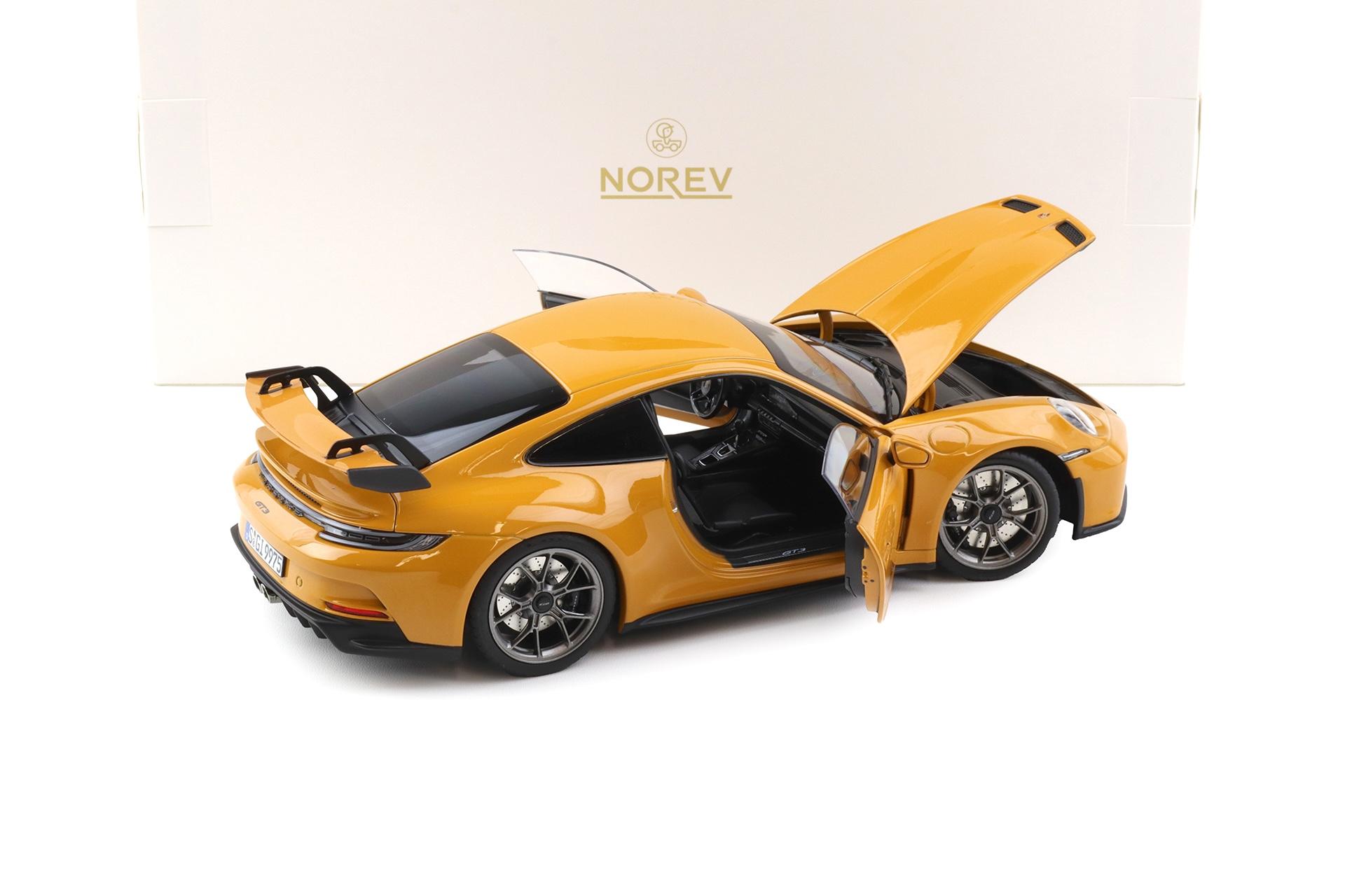 1:18 Norev Porsche 911 992 GT3 Coupe 2021 Bahama yellow 187387