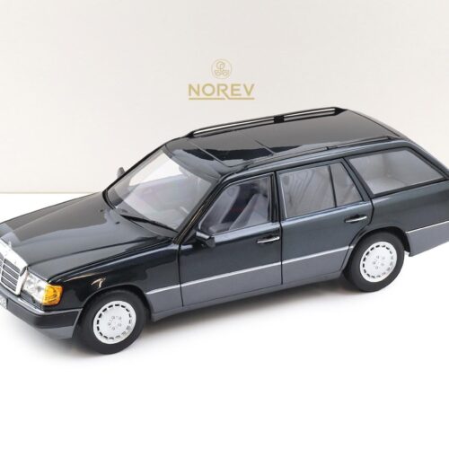 1:18 Norev Mercedes 300D T-Modell Estate S124 E-Class 1990 blue-black 183960