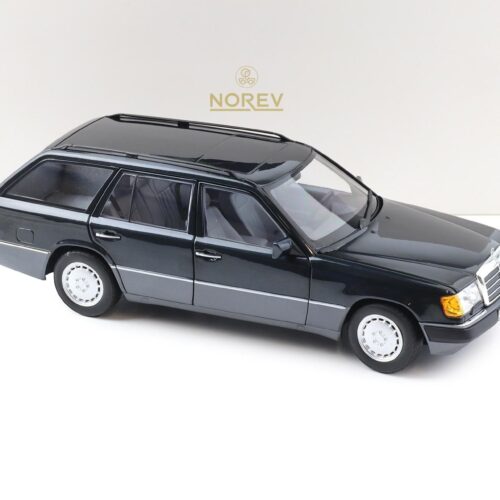 1:18 Norev Mercedes 300D T-Modell Estate S124 E-Class 1990 blue-black 183960
