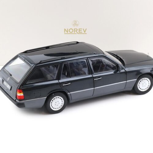 1:18 Norev Mercedes 300D T-Modell Estate S124 E-Class 1990 blue-black 183960