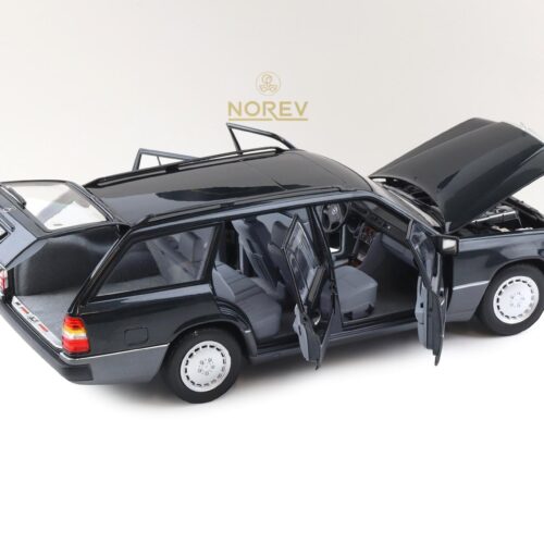 1:18 Norev Mercedes 300D T-Modell Estate S124 E-Class 1990 blue-black 183960