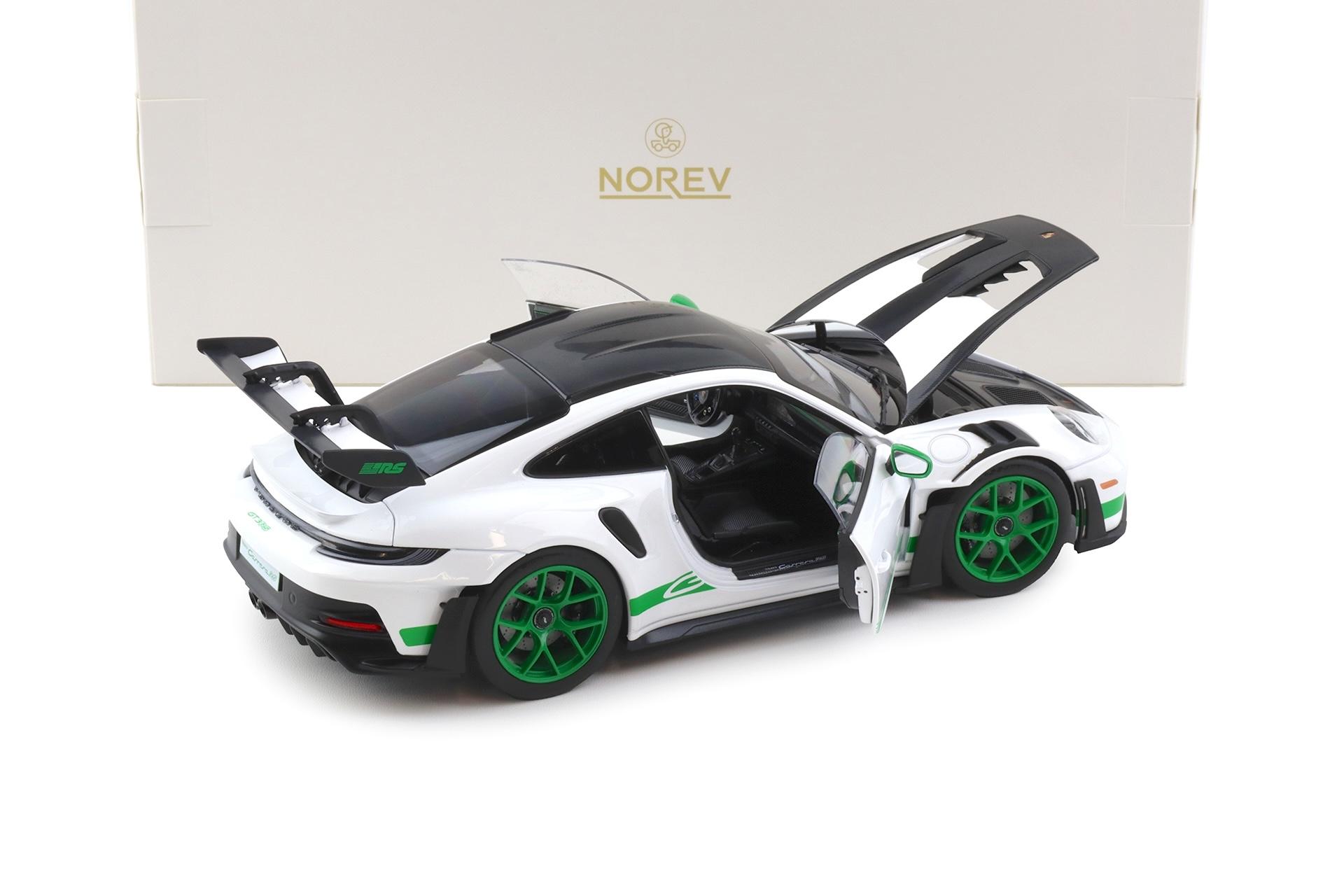 1:18 Norev Porsche 911 992 GT3 RS Weissach Package Tribute to Carrera RS 187372