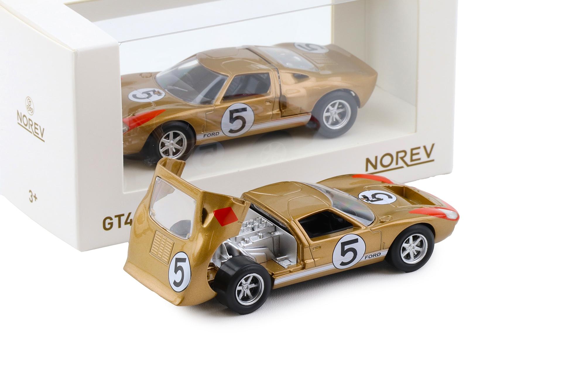 1:43 Norev Jet Car Ford GT40 Le Mans 1966 Bucknum/ Hutcherson #5