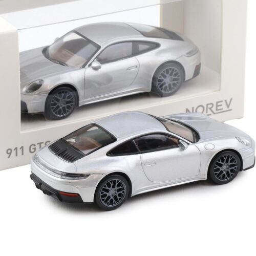 1:43 Norev Jet Car Porsche 911 992.2 Carrera GTS Coupe 2024 Polar silver