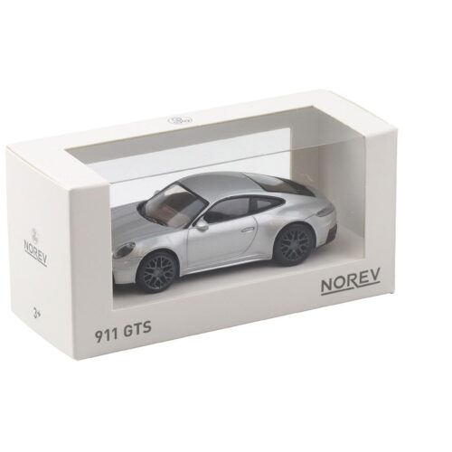 1:43 Norev Jet Car Porsche 911 992.2 Carrera GTS Coupe 2024 Polar silver