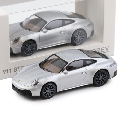 1:43 Norev Jet Car Porsche 911 992.2 Carrera GTS Coupe 2024 Polar silver