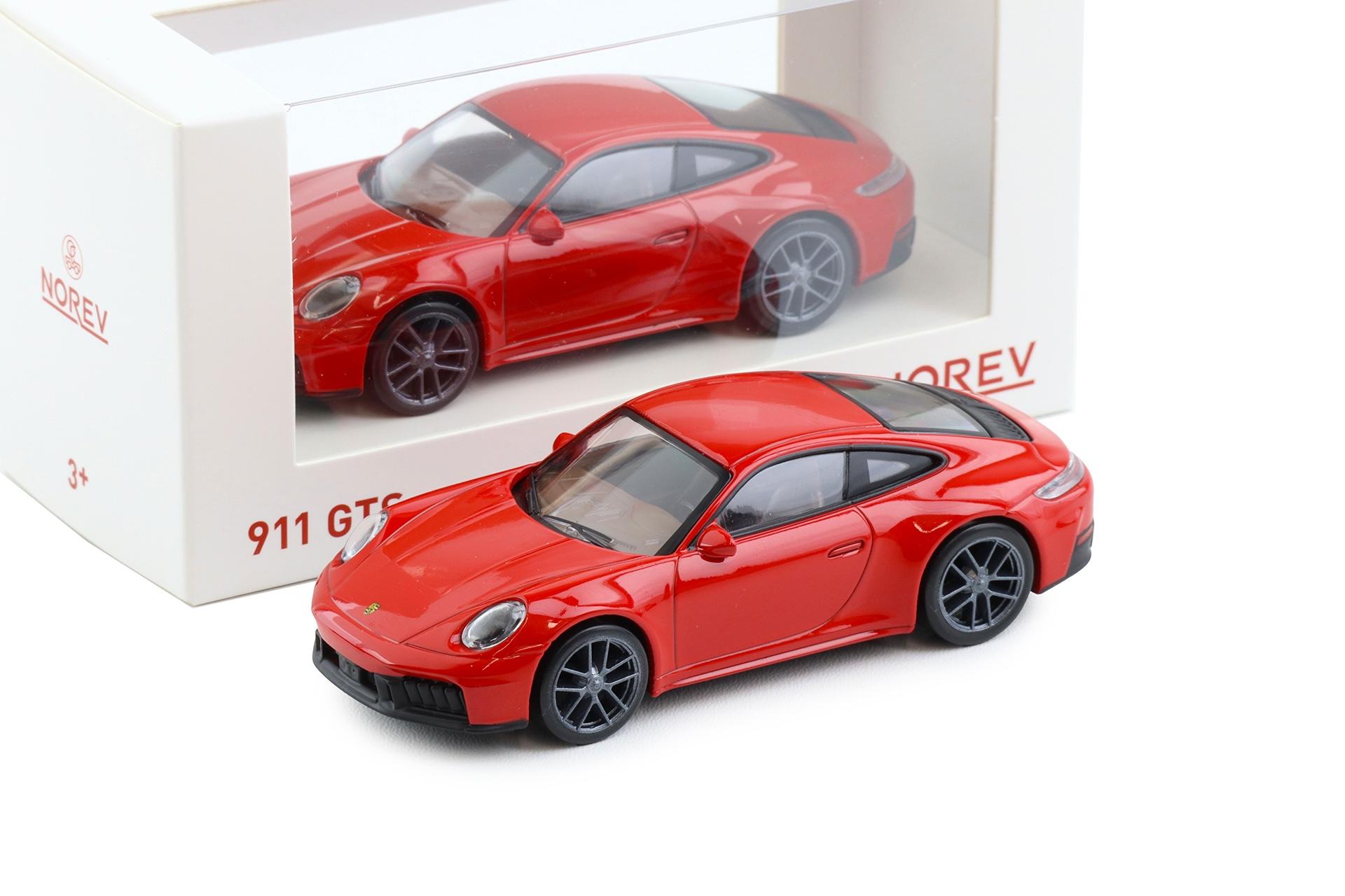 1:43 Norev Jet Car Porsche 911 992.2 Carrera GTS Coupe 2024 Carmin red