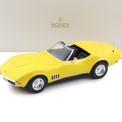 1:18 Norev Chevrolet Corvette C3 Convertible 1969 Daytona yellow