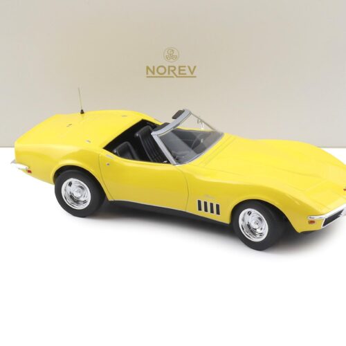 1:18 Norev Chevrolet Corvette C3 Convertible 1969 Daytona yellow