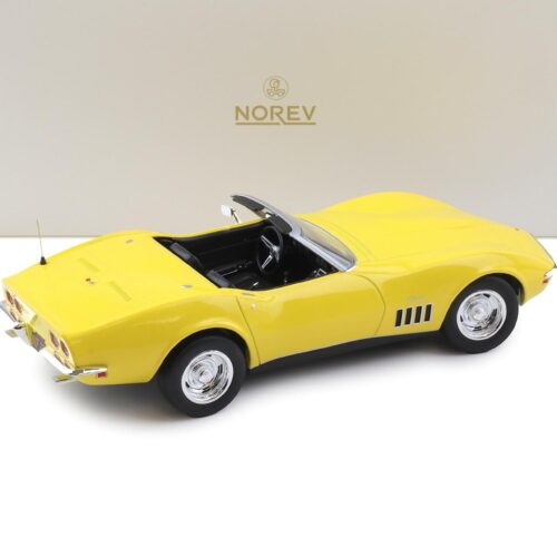 1:18 Norev Chevrolet Corvette C3 Convertible 1969 Daytona yellow