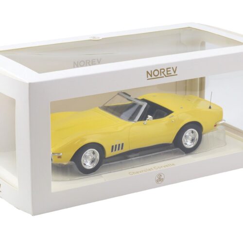 1:18 Norev Chevrolet Corvette C3 Convertible 1969 Daytona yellow
