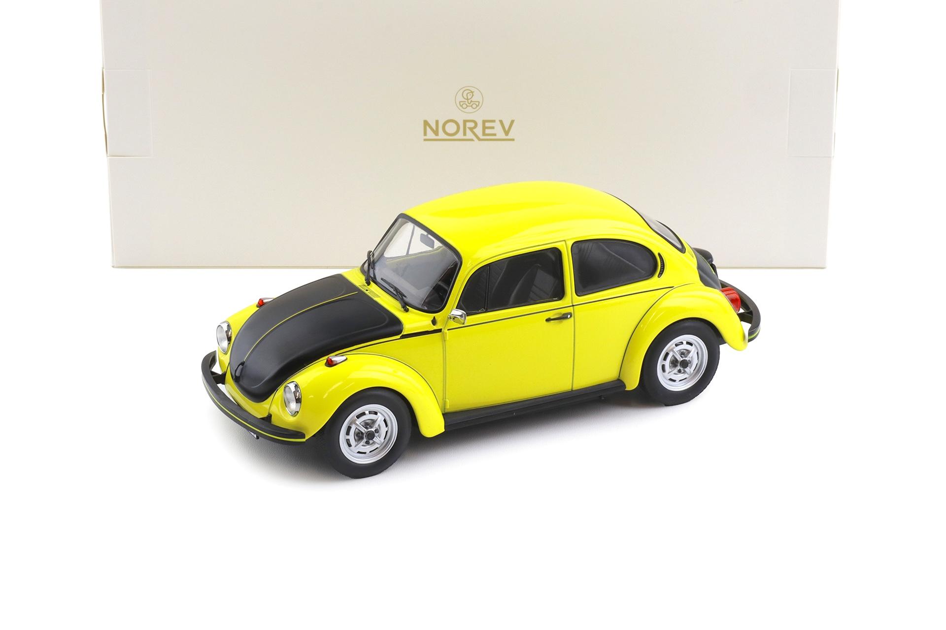 1:18 Norev VW Käfer 1303 S yellow/ black 1973