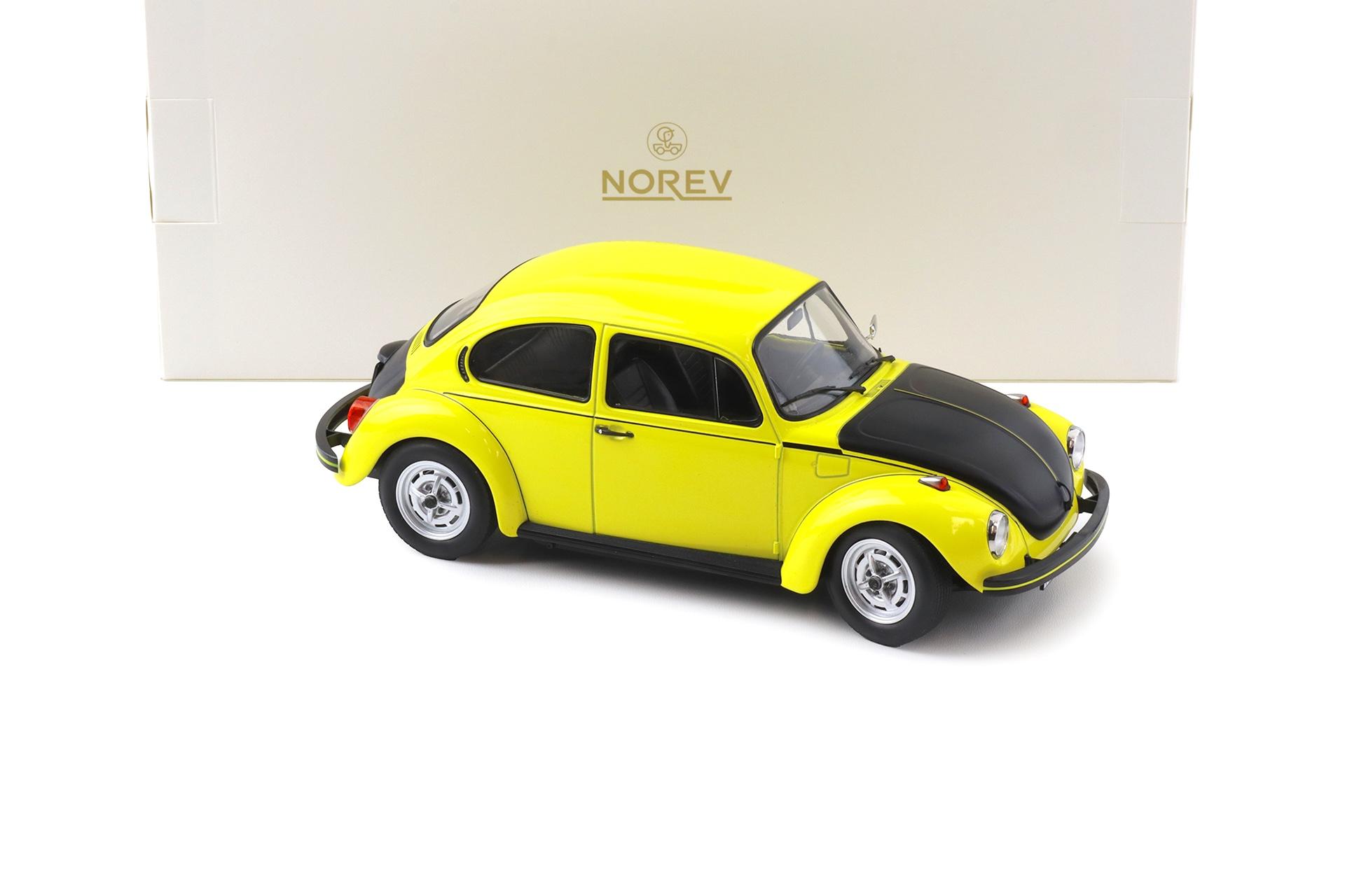 1:18 Norev VW Käfer 1303 S yellow/ black 1973