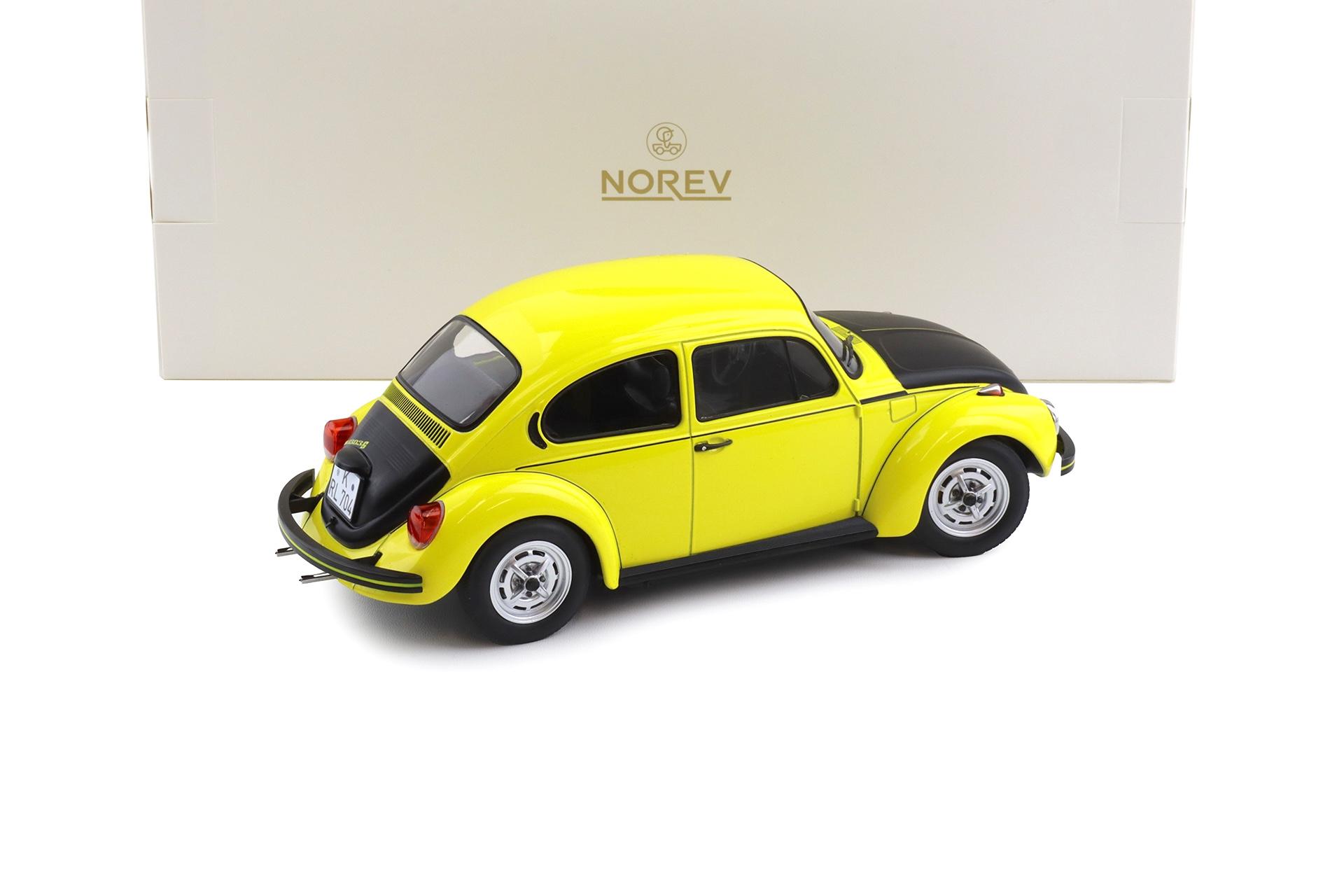 1:18 Norev VW Käfer 1303 S yellow/ black 1973