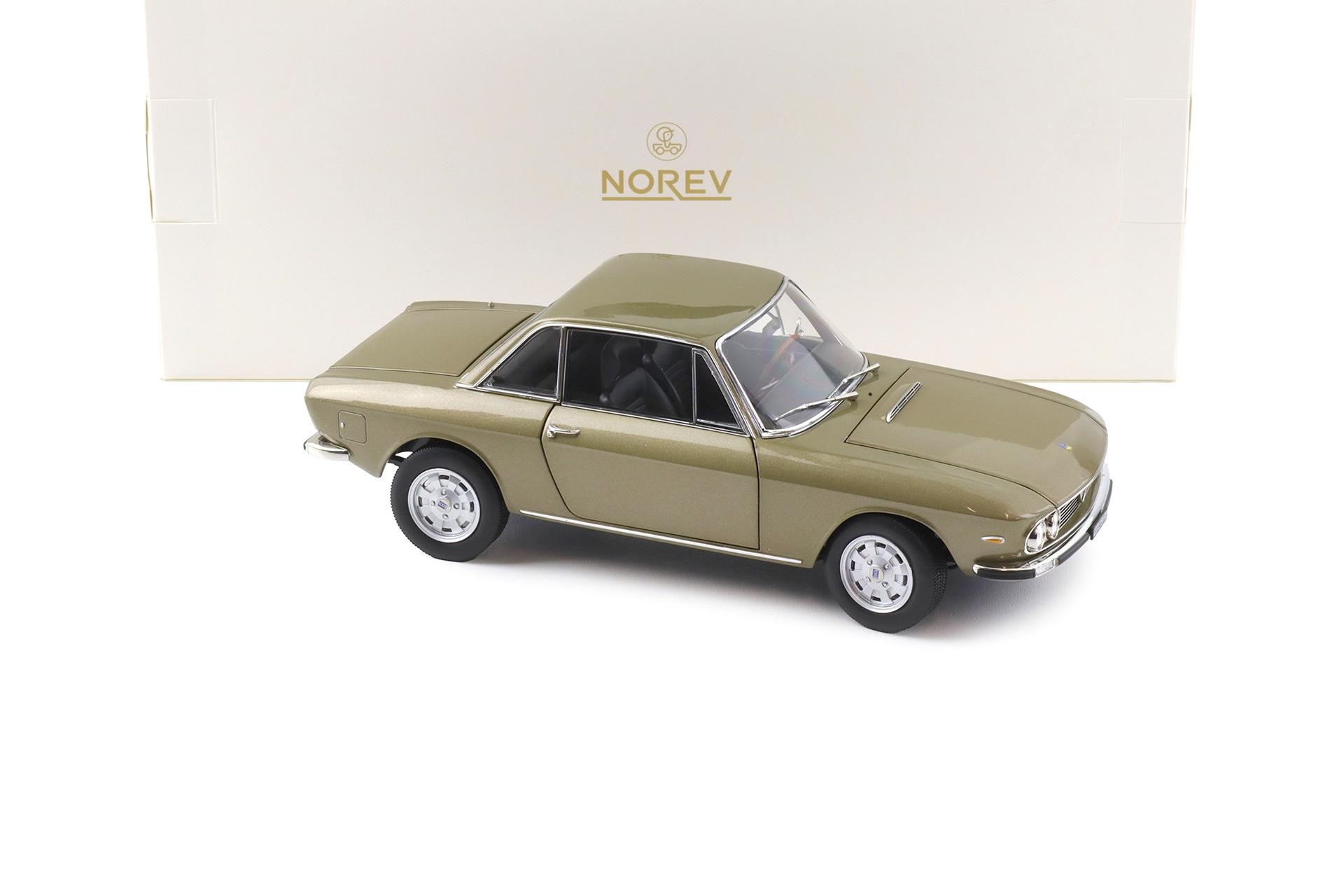 1:18 Norev Lancia Fulvia 1600 HF Lusso 1971 Bronce Longchamps metallic