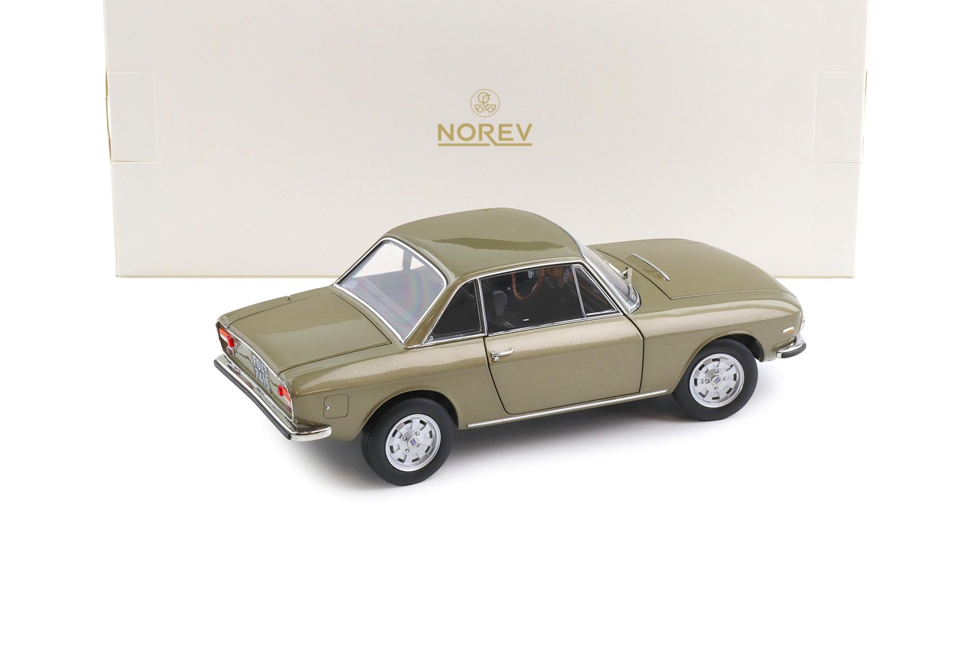 1:18 Norev Lancia Fulvia 1600 HF Lusso 1971 Bronce Longchamps metallic