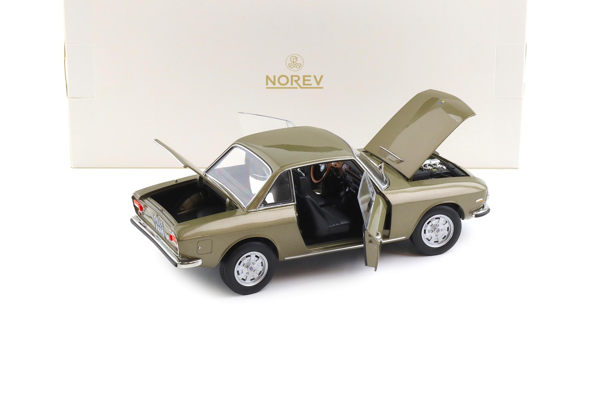 1:18 Norev Lancia Fulvia 1600 HF Lusso 1971 Bronce Longchamps metallic