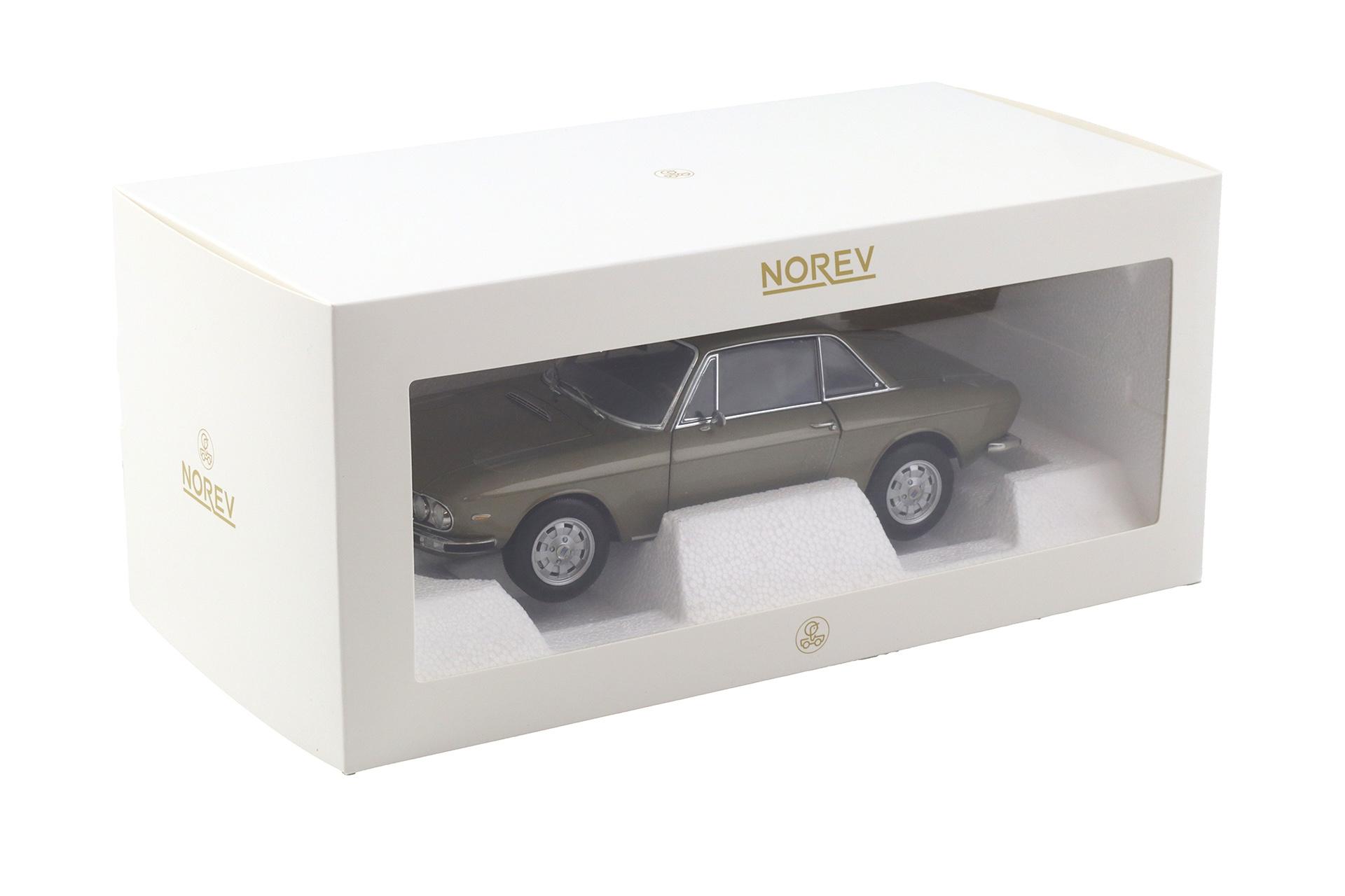 1:18 Norev Lancia Fulvia 1600 HF Lusso 1971 Bronce Longchamps metallic
