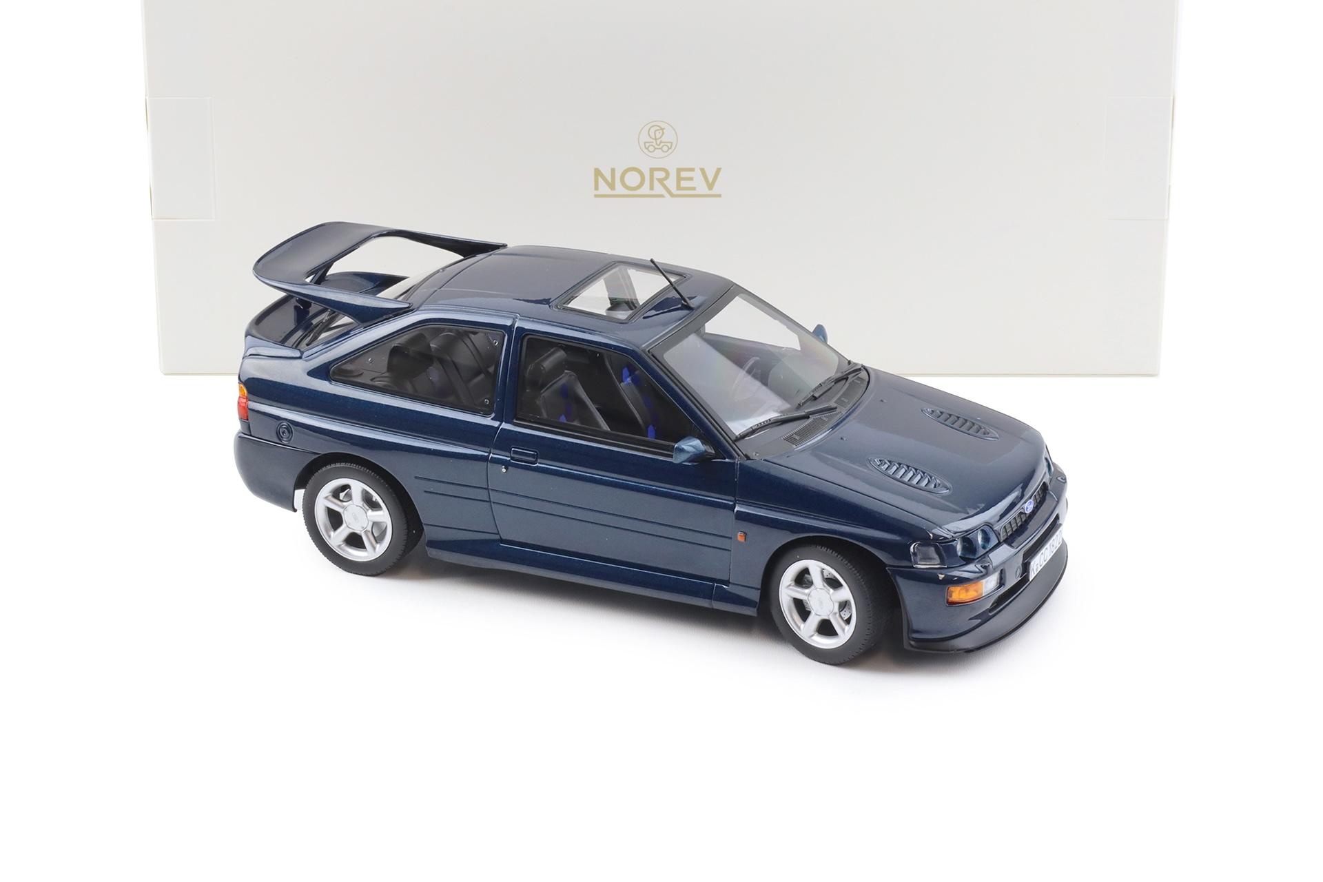 1:18 Norev Ford Escort Cosworth 1992 Imperial blue metallic - Limited 200 pcs.