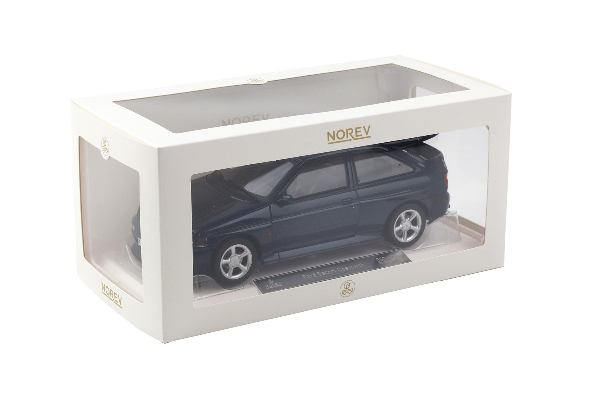 1:18 Norev Ford Escort Cosworth 1992 Imperial blue metallic - Limited 200 pcs.