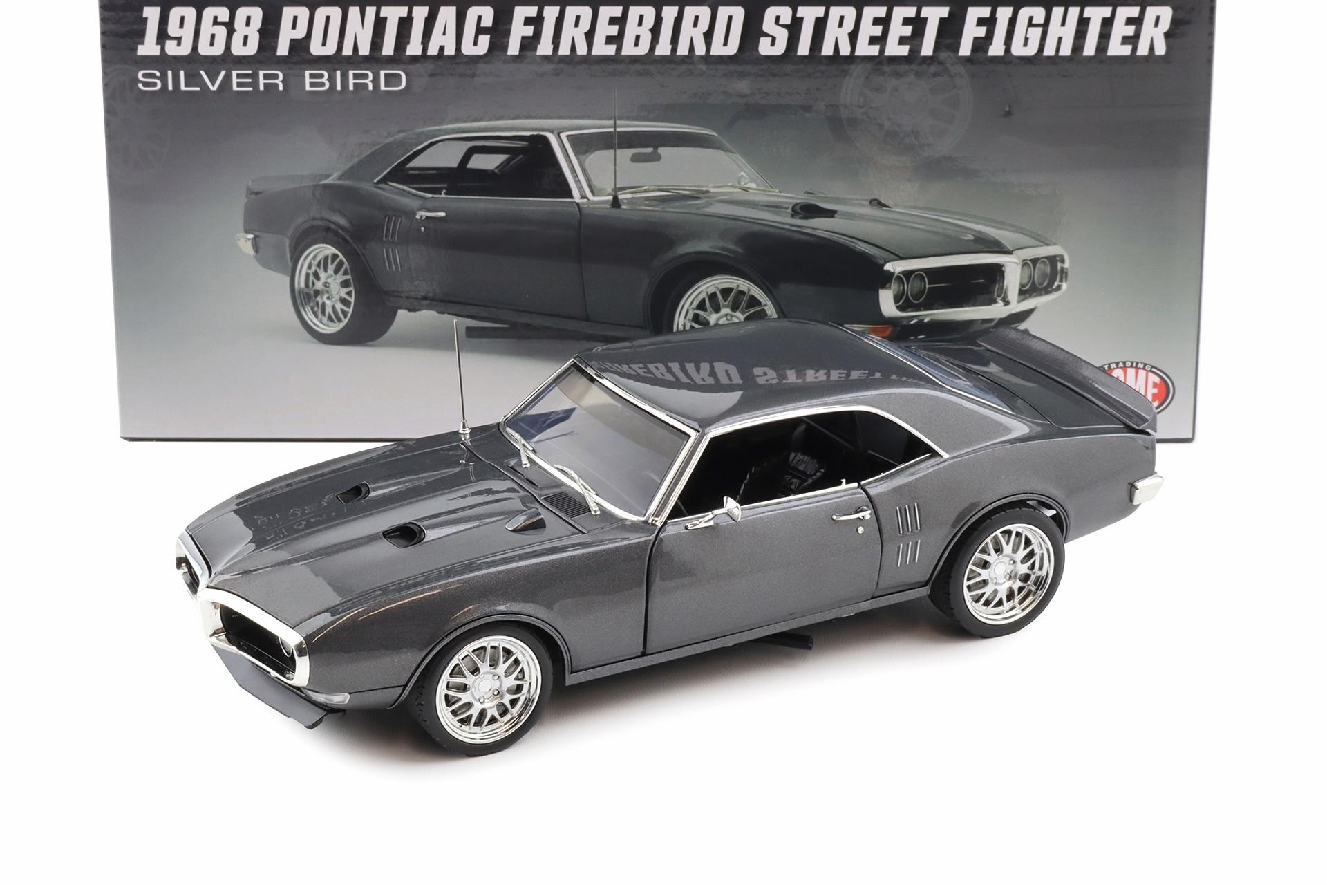 1:18 ACME 1968 Pontiac Firebird Street Fighter Silver Bird