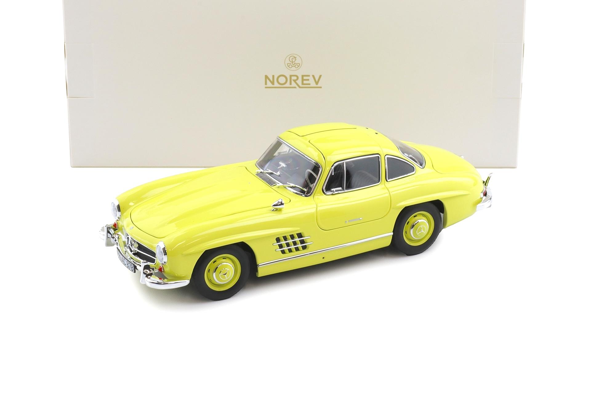 1:18 Norev Mercedes 300 SL Flügeltürer Gullwing 1954 Fantasy yellow - Limited 200 pcs.