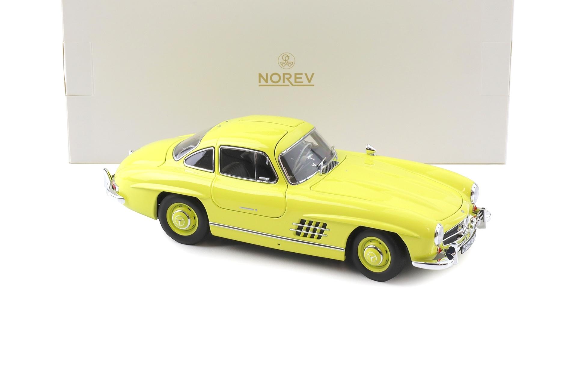 1:18 Norev Mercedes 300 SL Flügeltürer Gullwing 1954 Fantasy yellow - Limited 200 pcs.